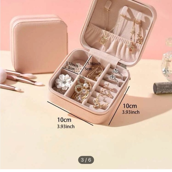 Travel jewelry box nip pink - Picture 4 of 8